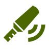 Green RFID scanner icon